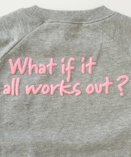 and D.petitmain / アンドディー. プティマイン スウェット | 蛍光ロゴラグランスウェット/トレーナー | 詳細15