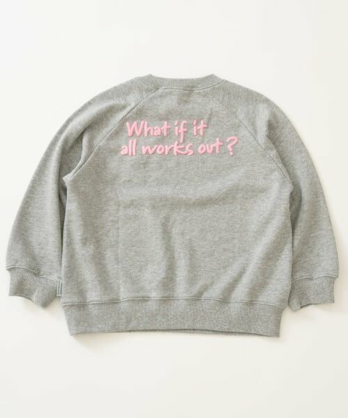 and D.petitmain / アンドディー. プティマイン スウェット | 蛍光ロゴラグランスウェット/トレーナー | 詳細16