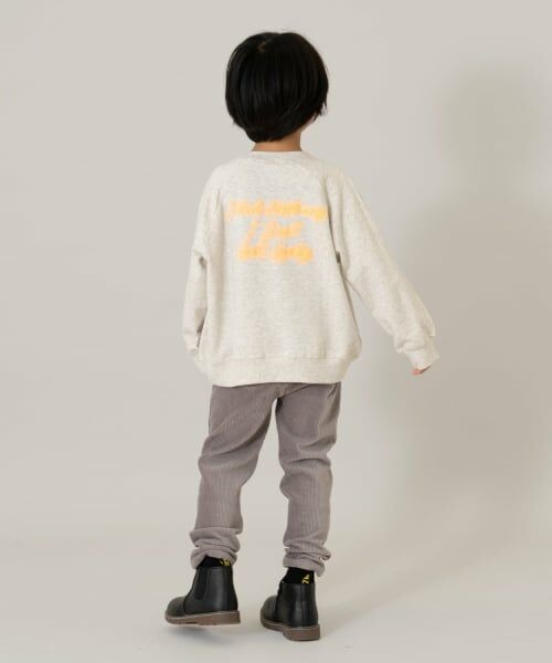 and D.petitmain / アンドディー. プティマイン スウェット | 蛍光ロゴラグランスウェット/トレーナー | 詳細2
