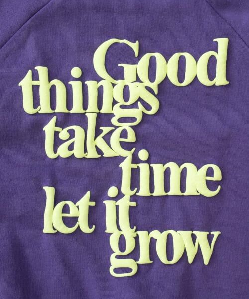 and D.petitmain / アンドディー. プティマイン スウェット | 蛍光ロゴラグランスウェット/トレーナー | 詳細27