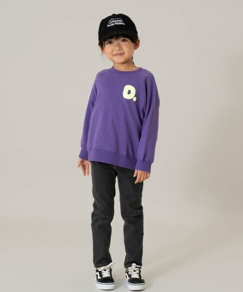 and D.petitmain / アンドディー. プティマイン スウェット | 蛍光ロゴラグランスウェット/トレーナー | 詳細3