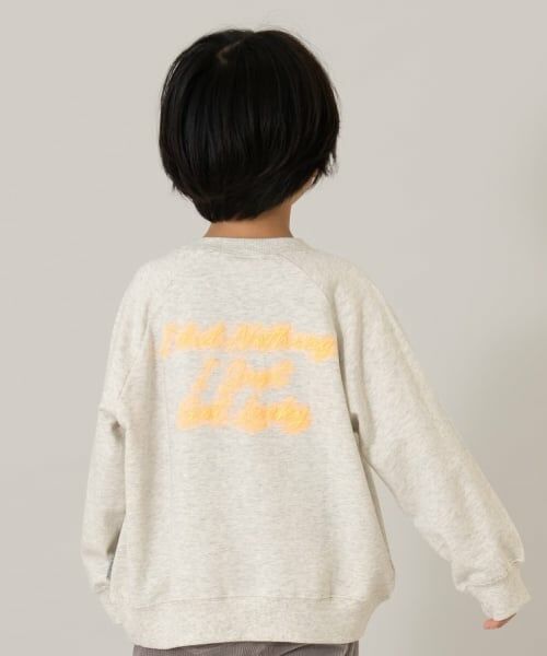 and D.petitmain / アンドディー. プティマイン スウェット | 蛍光ロゴラグランスウェット/トレーナー | 詳細5