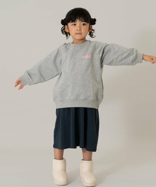 and D.petitmain / アンドディー. プティマイン スウェット | 蛍光ロゴラグランスウェット/トレーナー | 詳細8