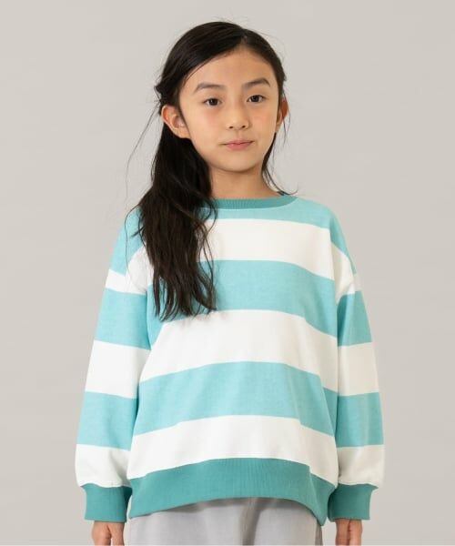 and D.petitmain / アンドディー. プティマイン スウェット | 総柄アソートスウェット/トレーナー（エメラルド グリーン）