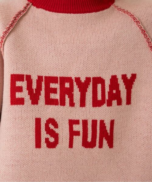 and D.petitmain / アンドディー. プティマイン ニット・セーター | メッセージロゴニット | 詳細10