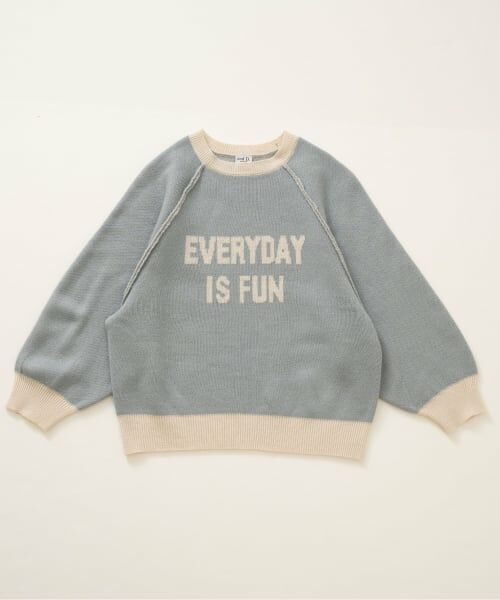 and D.petitmain / アンドディー. プティマイン ニット・セーター | メッセージロゴニット | 詳細13