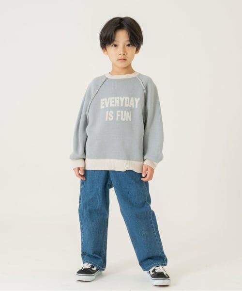 and D.petitmain / アンドディー. プティマイン ニット・セーター | メッセージロゴニット | 詳細6