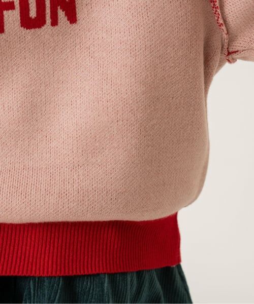 and D.petitmain / アンドディー. プティマイン ニット・セーター | メッセージロゴニット | 詳細9