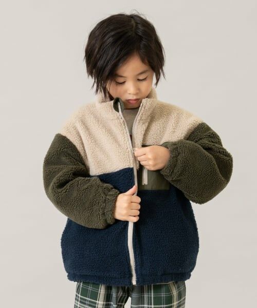 and D.petitmain / アンドディー. プティマイン ブルゾン | ボアスタンドブルゾン/あったか/アウター | 詳細10