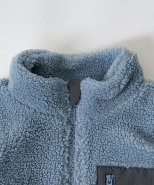 and D.petitmain / アンドディー. プティマイン ブルゾン | ボアスタンドブルゾン/あったか/アウター | 詳細12