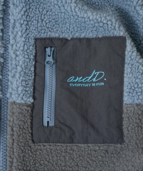 and D.petitmain / アンドディー. プティマイン ブルゾン | ボアスタンドブルゾン/あったか/アウター | 詳細13