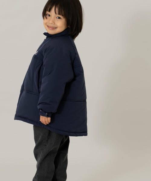 and D.petitmain / アンドディー. プティマイン ブルゾン | 中綿ブルゾン/アウター/あったか（紺）