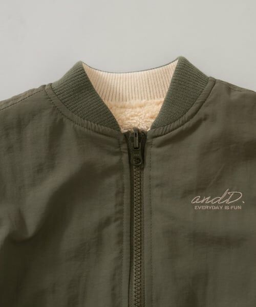 and D.petitmain / アンドディー. プティマイン ブルゾン | リバーシブルMA-1 | 詳細17