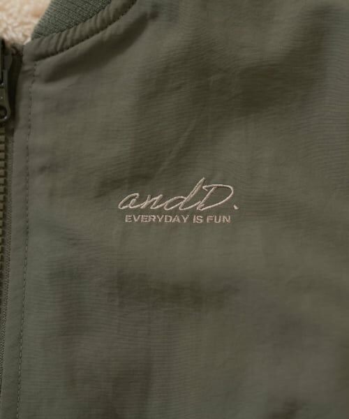 and D.petitmain / アンドディー. プティマイン ブルゾン | リバーシブルMA-1 | 詳細18