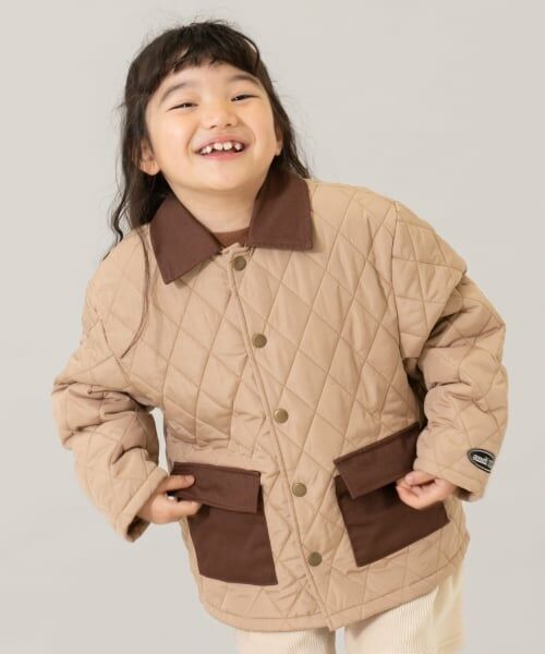 and D.petitmain / アンドディー. プティマイン ブルゾン | キルティングジャケット/アウター（ベージュ）