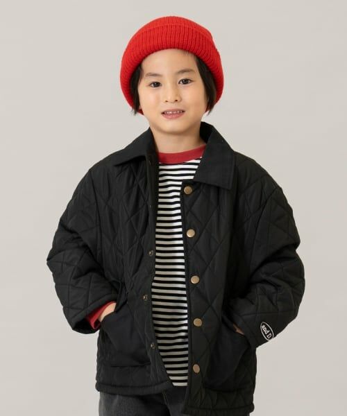 and D.petitmain / アンドディー. プティマイン ブルゾン | キルティングジャケット/アウター（黒）