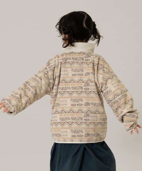 and D.petitmain / アンドディー. プティマイン ブルゾン | 【Columbia】総柄フルジップフリース | 詳細3