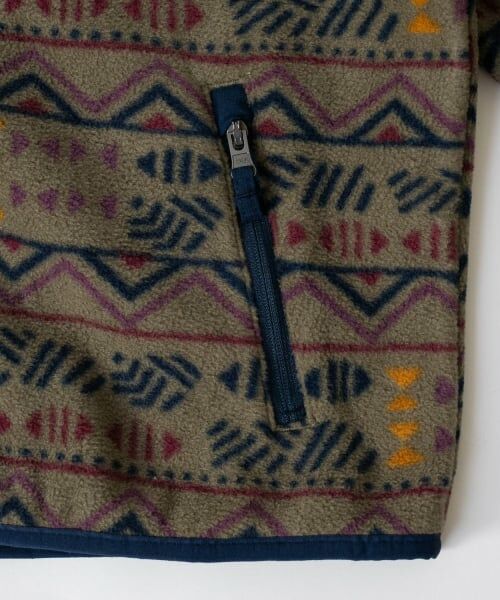 and D.petitmain / アンドディー. プティマイン ブルゾン | 【Columbia】総柄フルジップフリース | 詳細9