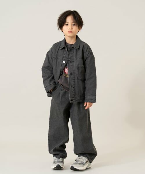 and D.petitmain / アンドディー. プティマイン ブルゾン | キルトデニムジャケット【セットアップ可】 | 詳細1