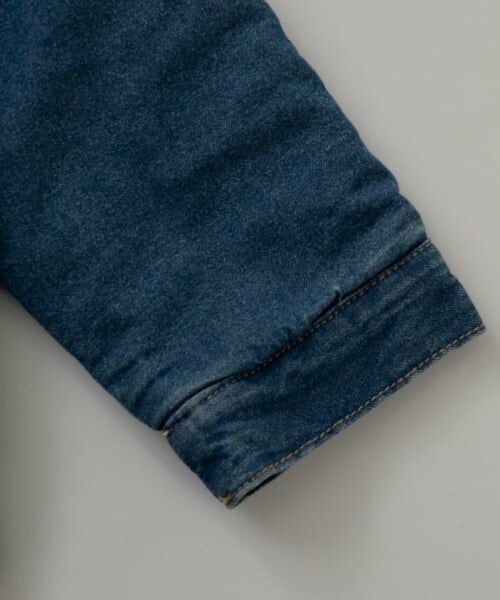 and D.petitmain / アンドディー. プティマイン ブルゾン | キルトデニムジャケット【セットアップ可】 | 詳細15