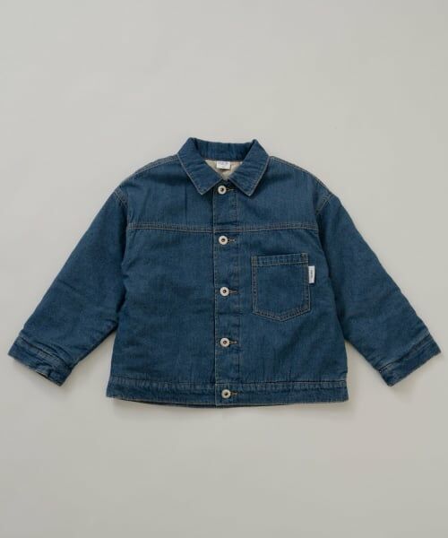 and D.petitmain / アンドディー. プティマイン ブルゾン | キルトデニムジャケット【セットアップ可】 | 詳細19