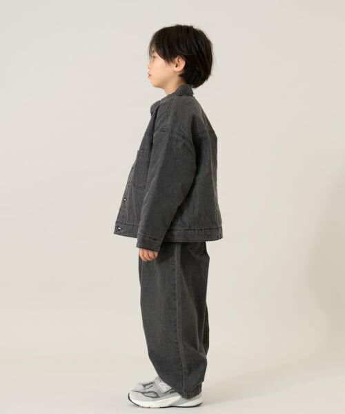 and D.petitmain / アンドディー. プティマイン ブルゾン | キルトデニムジャケット【セットアップ可】 | 詳細2