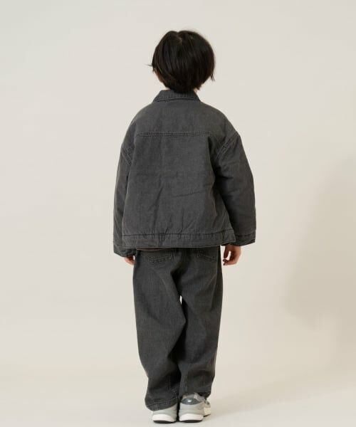 and D.petitmain / アンドディー. プティマイン ブルゾン | キルトデニムジャケット【セットアップ可】 | 詳細3