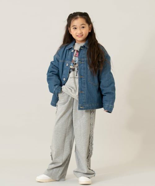 and D.petitmain / アンドディー. プティマイン ブルゾン | キルトデニムジャケット【セットアップ可】 | 詳細6