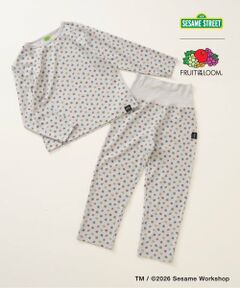 and D.petitmain / アンドディー. プティマイン ルームウェア | 【セサミストリート×フルーツ】ワッフルパジャマ