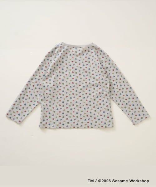 and D.petitmain / アンドディー. プティマイン ルームウェア | 【セサミストリート×フルーツ】ワッフルパジャマ | 詳細14