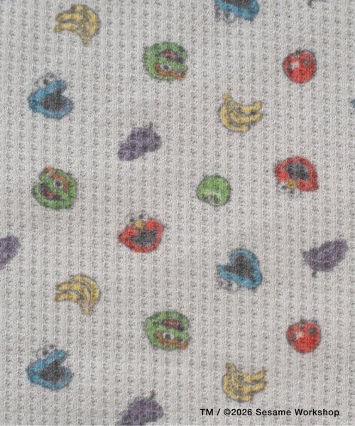 and D.petitmain / アンドディー. プティマイン ルームウェア | 【セサミストリート×フルーツ】ワッフルパジャマ | 詳細15