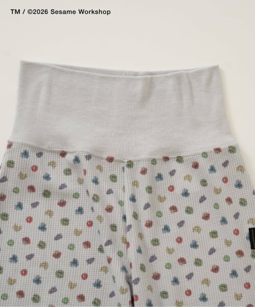 and D.petitmain / アンドディー. プティマイン ルームウェア | 【セサミストリート×フルーツ】ワッフルパジャマ | 詳細16