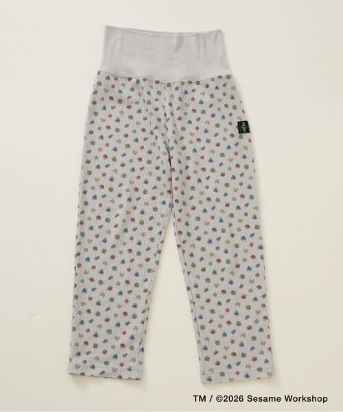 and D.petitmain / アンドディー. プティマイン ルームウェア | 【セサミストリート×フルーツ】ワッフルパジャマ | 詳細19