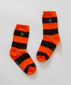 and D.petitmain / アンドディー. プティマイン ソックス | 【365D.】ワイドボーダソックス/靴下/刺繍