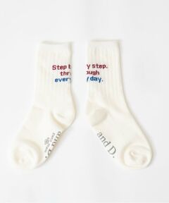 and D.petitmain / アンドディー. プティマイン ソックス | 【365D】【親子リンク】バックロゴソックス/靴下