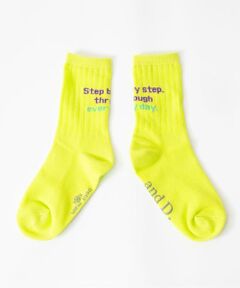 and D.petitmain / アンドディー. プティマイン ソックス | 【365D】【親子リンク】バックロゴソックス/靴下