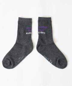 and D.petitmain / アンドディー. プティマイン ソックス | 【365D】【親子リンク】バックロゴソックス/靴下