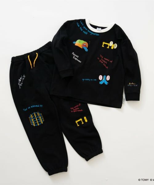 and D.petitmain / アンドディー. プティマイン その他パンツ | 【あつまれ！プラレールズ】アイコンスウェットパンツ | 詳細13