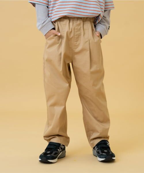 and D.petitmain / アンドディー. プティマイン その他パンツ | ストレッチタックバルーンパンツ(ベージュ)
