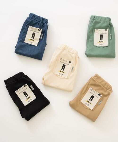 and D.petitmain / アンドディー. プティマイン ショート・ハーフ・半端丈パンツ | のびっとカットツイルスリムパンツ | 詳細9