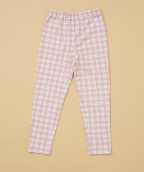 and D.petitmain / アンドディー. プティマイン レギンス・スパッツ | 【365D】防汚加工アソートガラレギンス（ピンク）