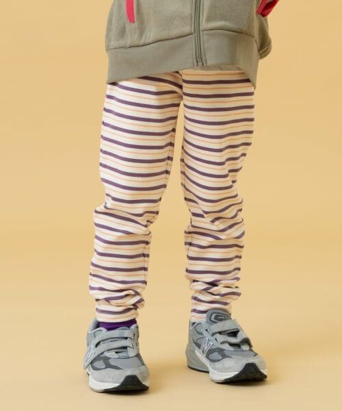 and D.petitmain / アンドディー. プティマイン レギンス・スパッツ | 【365D】防汚加工アソートガラレギンス（ベージュ）