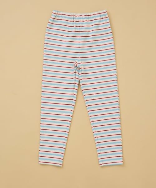 and D.petitmain / アンドディー. プティマイン レギンス・スパッツ | 【365D】防汚加工アソートガラレギンス（サックス）