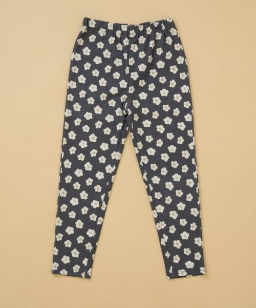 and D.petitmain / アンドディー. プティマイン レギンス・スパッツ | 【365D】防汚加工アソートガラレギンス（チャコール）