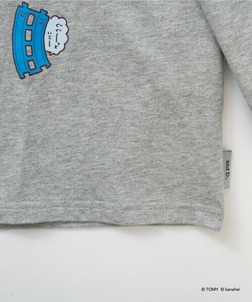 and D.petitmain / アンドディー. プティマイン Tシャツ | 【あつまれ！プラレールズ】アイコンロンT | 詳細11