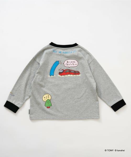 and D.petitmain / アンドディー. プティマイン Tシャツ | 【あつまれ！プラレールズ】アイコンロンT | 詳細15