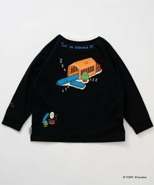 and D.petitmain / アンドディー. プティマイン Tシャツ | 【あつまれ！プラレールズ】アイコンロンT | 詳細17