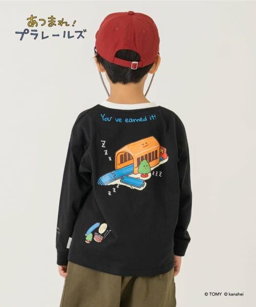 and D.petitmain / アンドディー. プティマイン Tシャツ | 【あつまれ！プラレールズ】アイコンロンT | 詳細3