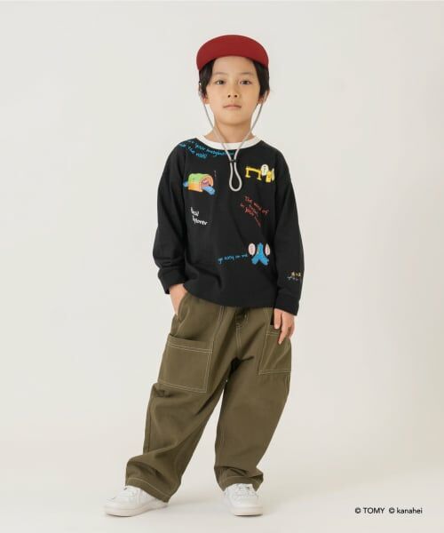 and D.petitmain / アンドディー. プティマイン Tシャツ | 【あつまれ！プラレールズ】アイコンロンT | 詳細4