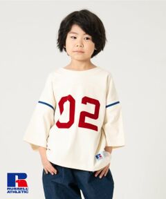 and D.petitmain / アンドディー. プティマイン Tシャツ | 【ラッセル】ナンバリングフットボール ロンTEE